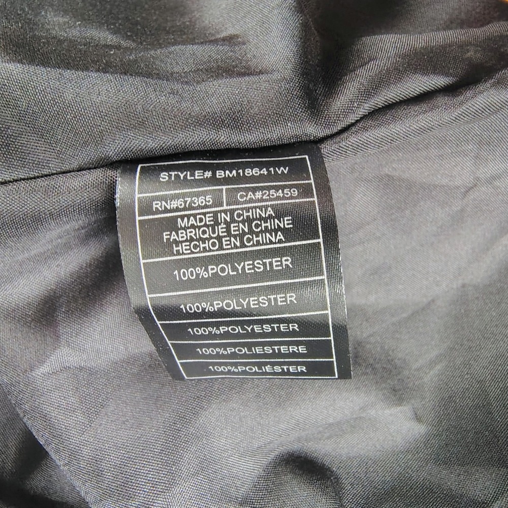 BB DAKOTA‎ Steve Madden Floral Chiffon Tiered Dress Ruffle Trim Tie Neck XXL - Picture 5 of 14